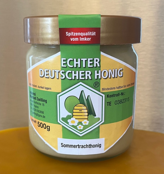 Sommertrachthonig * Imkerei Michael Zwilling * 500g