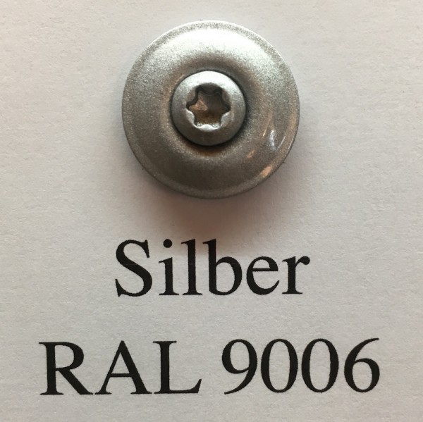 50 Spenglerschrauben silber 4,5 x 35 mm (RAL 9006)