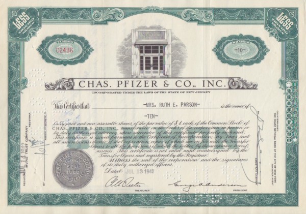 9x Chas. Pfizer & Co. Inc. (Viagra)