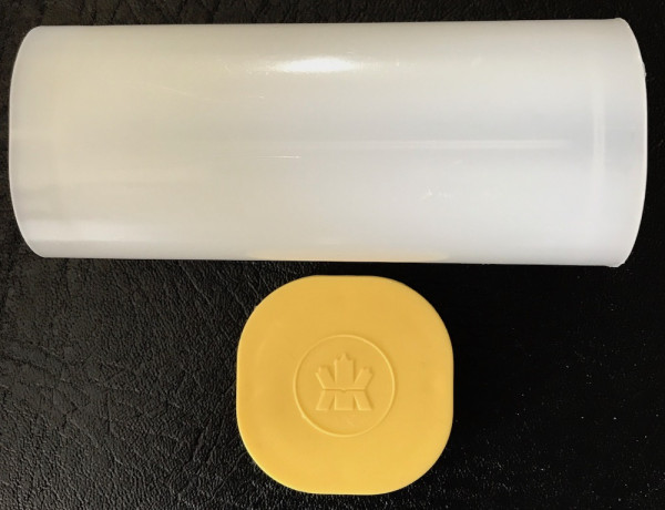 Münztubes Royal Canadian Mint - gelb