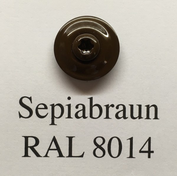50 Spenglerschrauben sepiabraun 4,5 x 35 mm (RAL 8014)
