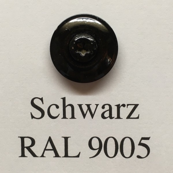 50 Spenglerschrauben tiefschwarz 4,5 x 35 mm (RAL 9005)