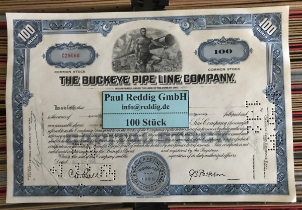 100x The Buckeye Pipe Line Company (100 Shares)