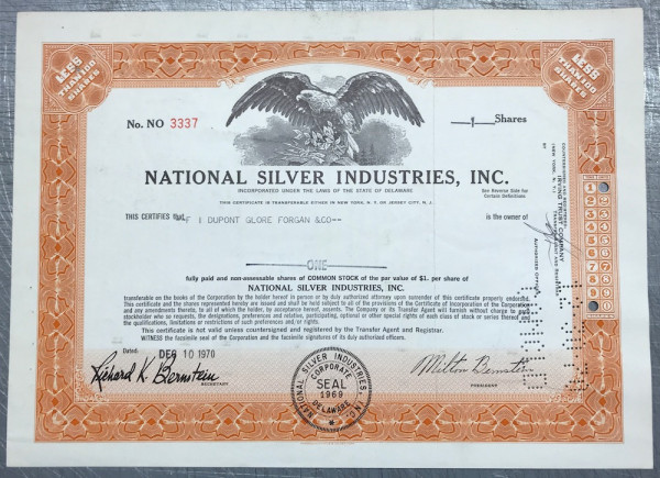 National Silver Industries