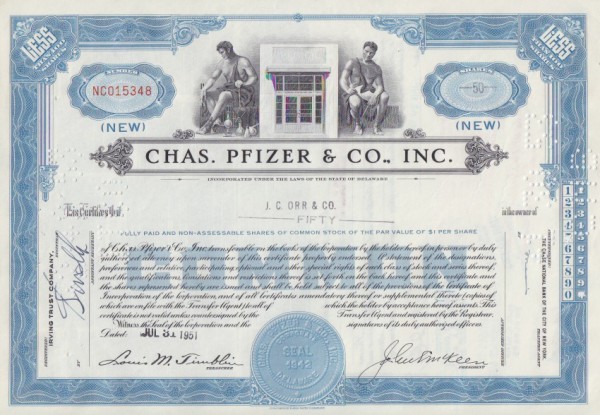 7x Chas. Pfizer & Co. Inc. (Viagra)