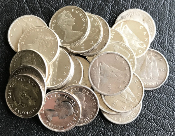 Canada : 10 Cents * 1953-1964