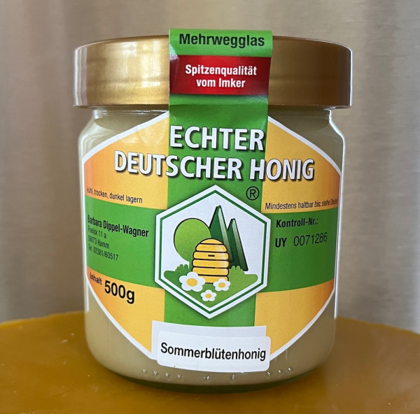 Sommerblütenhonig * Imkerei Dippel-Wagner * 500g