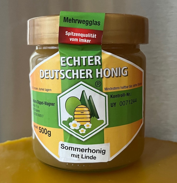 Sommerhonig mit Linde * Imkerei Dippel-Wagner * 500g