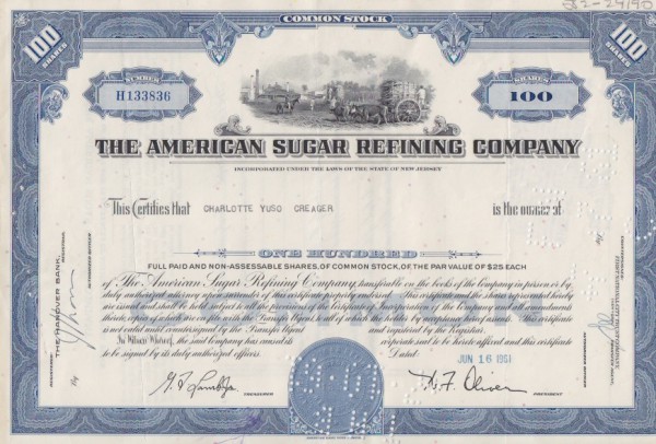 8x American Sugar Refining Company