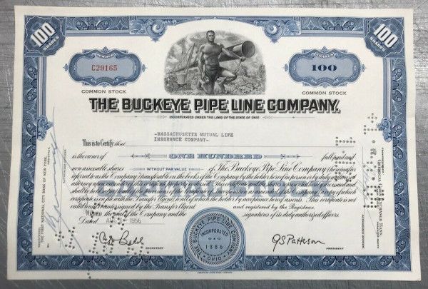 100x The Buckeye Pipe Line Company (100 Shares)