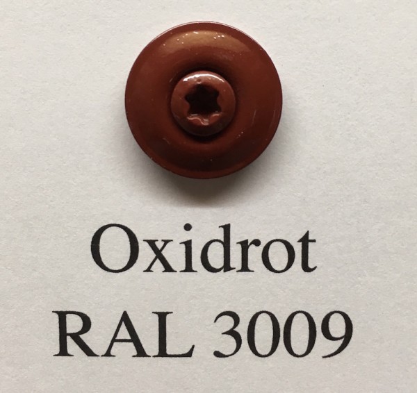 100 Spenglerschrauben oxidrot 4,5 x 35 mm (RAL 3009)