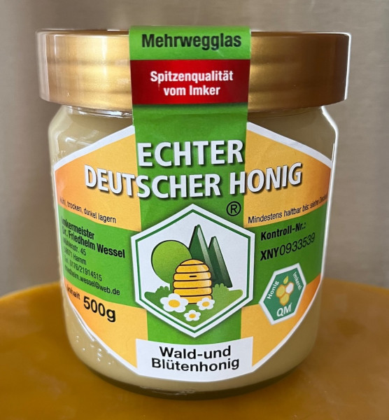 Wald- und Blütenhonig * Imkermeister Dr. Wessel * 500g